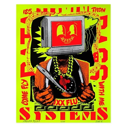 Data Bass (Electro Yellow) by Faile