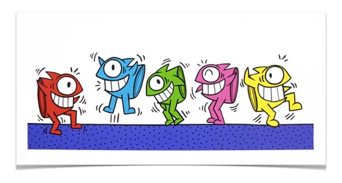 Dancing In A Haring Style  by El Pez