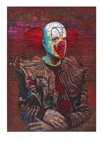 Coulrophobic Clown  by Ron English