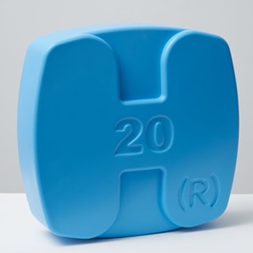 Hygroton (Blue) by Damien Hirst