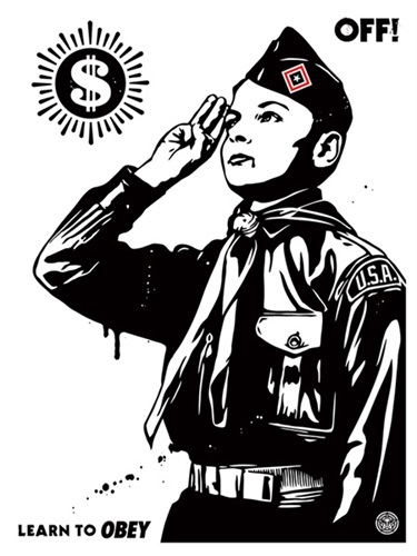 Learn To Obey  by Shepard Fairey