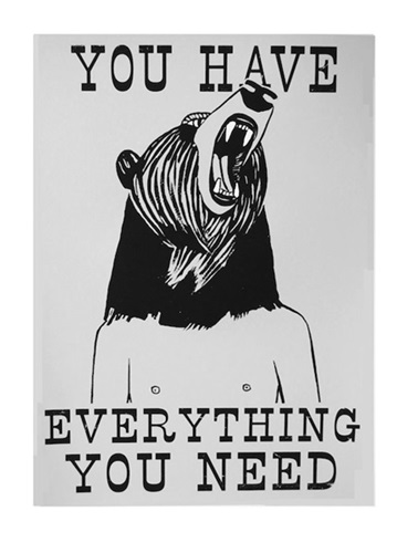 You Have Everything You Need (Moniker Live Print) (Grey) by Deedee Cheriel