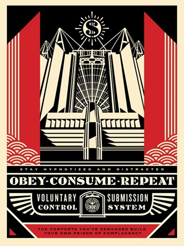 Church Of Consumption  by Shepard Fairey