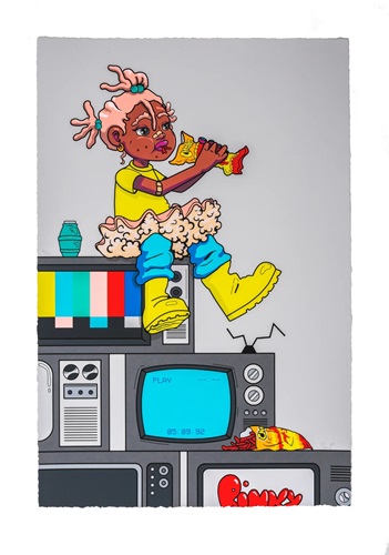 On Colored TV (First Edition) by Bianca Pastel