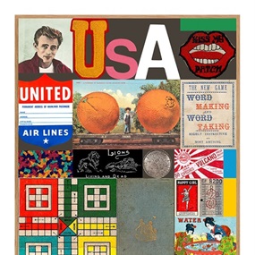 USA Series: James Dean by Peter Blake