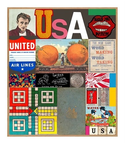 USA Series: James Dean  by Peter Blake