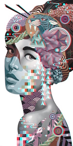 3D Geisha  by Tristan Eaton