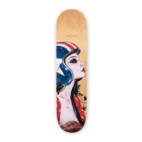 American Badass (Skate Deck) by Brian Viveros