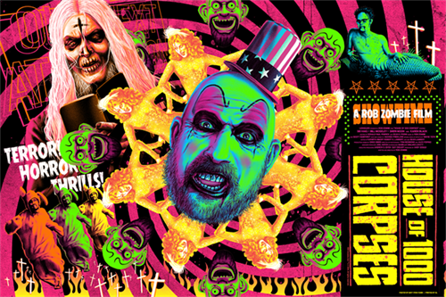 House Of 1000 Corpses (Blacklight Variant) by Matt Ryan Tobin
