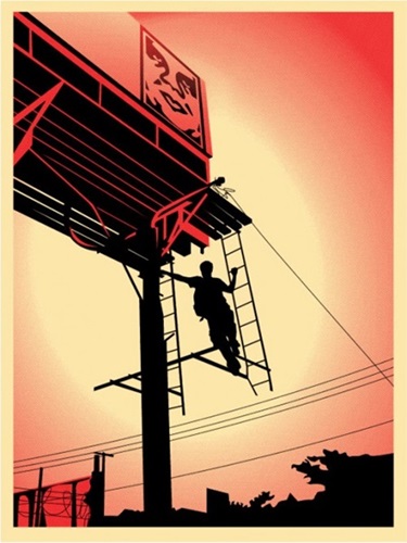 Bayshore Billboard  by Shepard Fairey