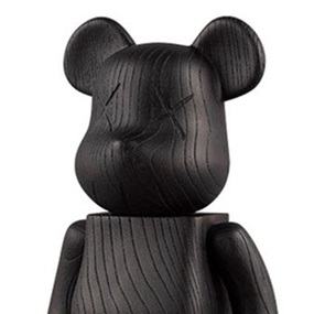 400% Bearbrick (Nexus VII Black Wood) by Kaws