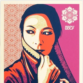 Commanda (Fuschia) by Shepard Fairey