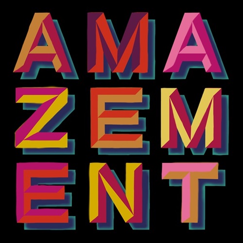 Amazement (Black Gloss) by Ben Eine