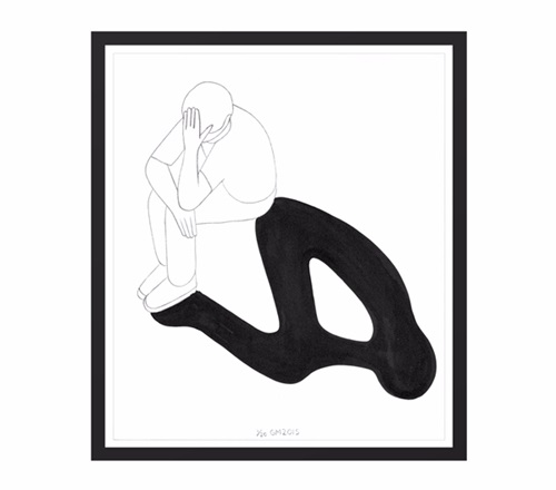 On The Curb  by Geoff McFetridge