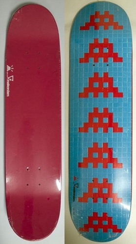 Matrix Skate Deck  by Space Invader