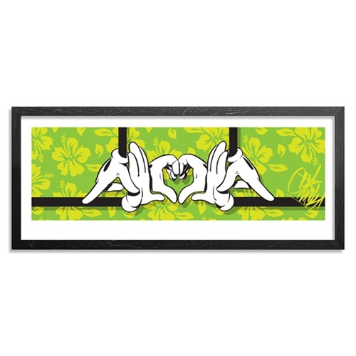 Big Slick Aloha (Green 56 x 22 Inch Edition) by Slick