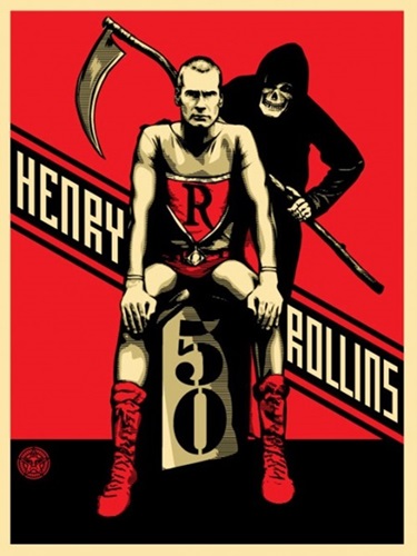 Rollins 50  by Shepard Fairey