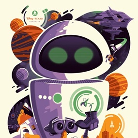 Mondo X Cyclops Print Works Print #02: Wall-E by Tom Whalen