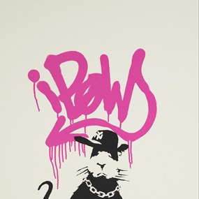 Gangsta Rat (Pink Artist Proof) by Banksy