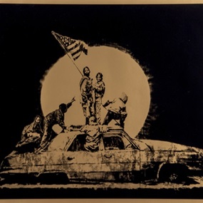 Flag (Ghetto Crew AP) by Banksy