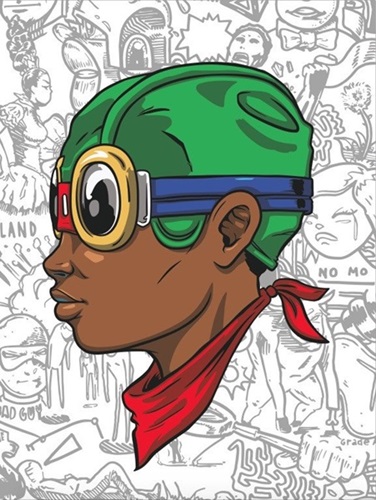 Beyond Kirby (Fly Boy)  by Hebru Brantley