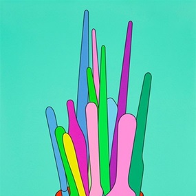 Savarin Can (Turquoise) by Michael Craig-Martin