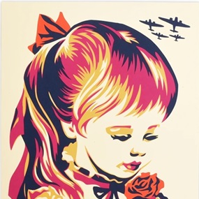 War By Numbers (Fuschia) by Shepard Fairey