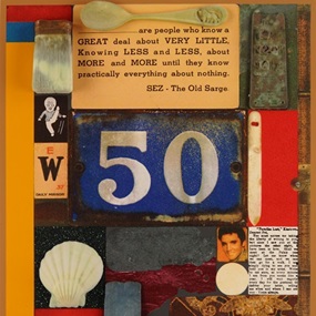 3D Wooden Puzzle Series: 50 by Peter Blake