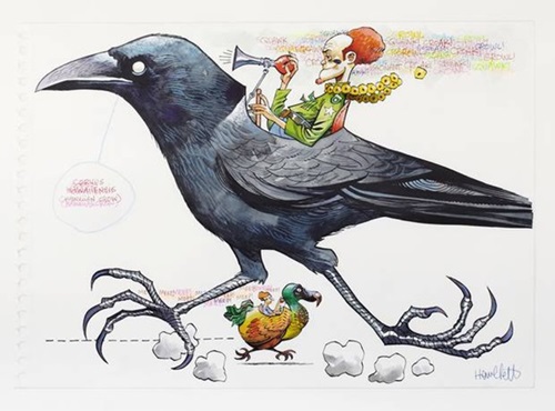 Hawaiian Crow  by Jamie Hewlett