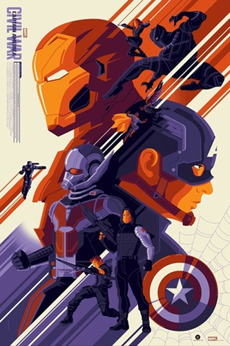 Captain America: Civil War  by Tom Whalen