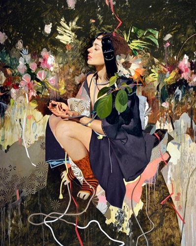 Inflorescence (Hand-Embellished) by Soey Milk