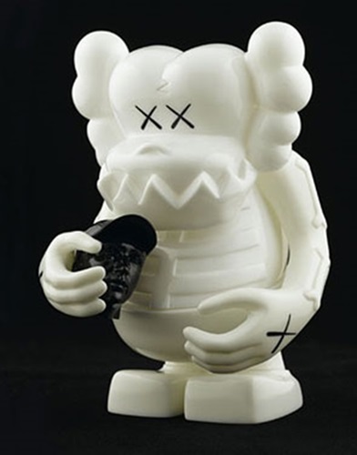 Sukarukun (Kaws X Bounty Hunter) (White) by Kaws