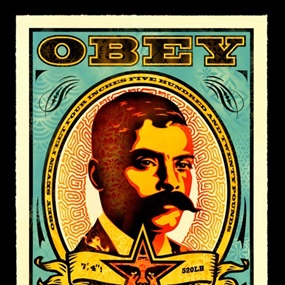 Zapata (2020 HPM (Teal)) by Shepard Fairey