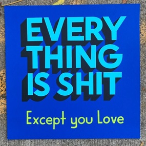 Everything Is Shit (2020 (Blue)) by Steve Powers