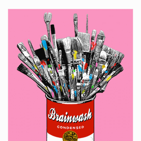 Tomato Pop (Pink) by Mr Brainwash