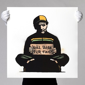 Will Work For Food by Pobel