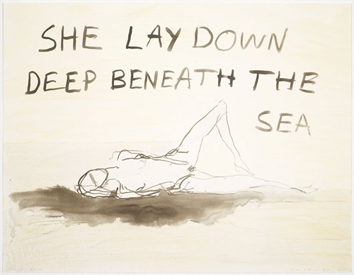 She Lay Down (First edition) by Tracey Emin