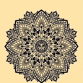 Mandala Ornament 2 (Cream) by Shepard Fairey