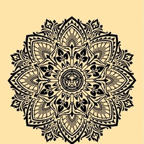 Mandala Ornament 2 (Cream) by Shepard Fairey