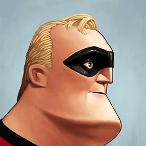 Mr. Incredible Portrait by Mike Mitchell