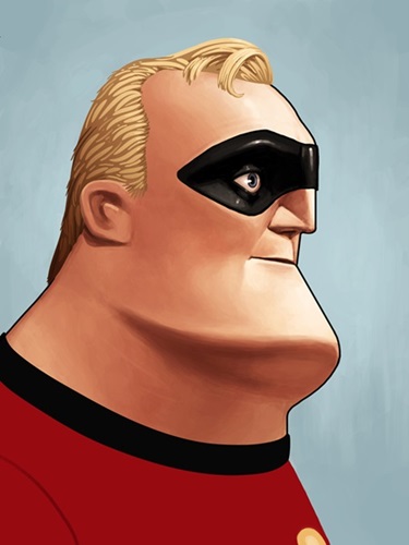 Mr. Incredible Portrait  by Mike Mitchell
