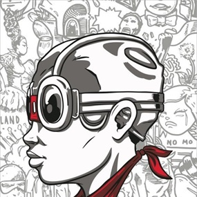 Beyond Kirby (Fly Boy) (Ghost Variant) by Hebru Brantley