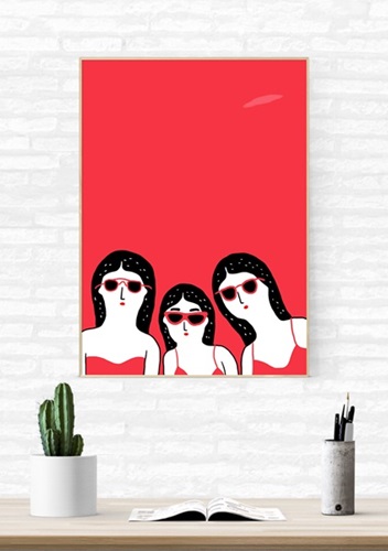 Affiche Team Glasses - Agathe Sorlet