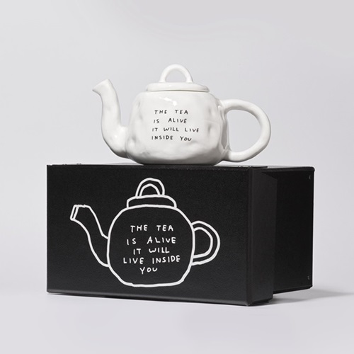 The Tea Is Alive  by David Shrigley