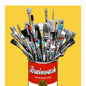 Tomato Pop (Yellow) by Mr Brainwash