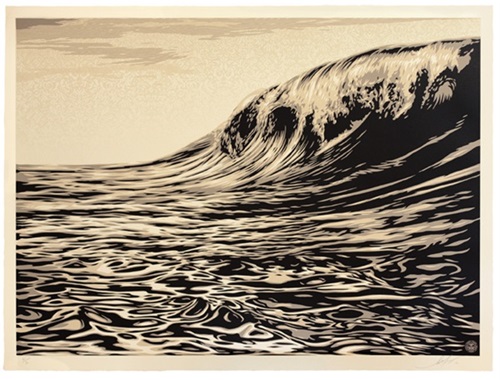 Dark Wave (Large Format) by Shepard Fairey