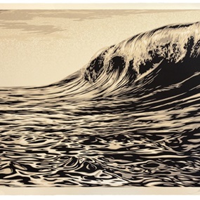 Dark Wave (Large Format) by Shepard Fairey