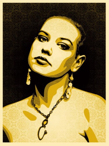 Jessica  by Shepard Fairey