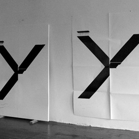 X Poster (2019) by Wade Guyton