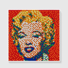 Rubik Shot Red Marilyn (Timed Edition) by Space Invader